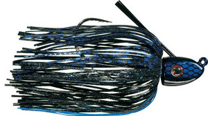 Strike King Swimming Jig 1/4oz Black/Blue Strike King Swimming Jig 1/4oz Black/Blue