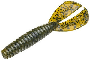 Strike King Rage Twin Tail Menace Grub 4" 8ct Green Pumpkin Strike King Rage Twin Tail Menace Grub 4" 8ct Green Pumpkin