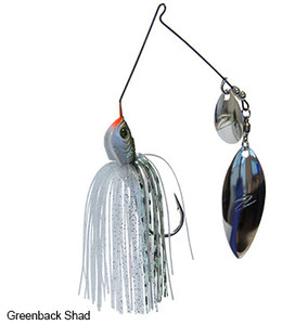 Z-Man Slingbladez Spinnerbait 3/4 Wil/Col Greenback Shad Z-Man Slingbladez Spinnerbait 3/4 Wil/Col Greenback Shad