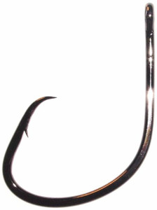 Daiichi Catfish Circle Hook Offset Black Nickle Size 1/0 7ct Daiichi Catfish Circle Hook Offset Black Nickle Size 1/0 7ct