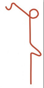 HT Rod Holder Shore King Bank Rod 20" 1/4" Wire HT Rod Holder Shore King Bank Rod 20" 1/4" Wire