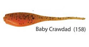 Bobby Garland Baby Shad 2" 18ct Baby Crawdad Bobby Garland Baby Shad 2" 18ct Baby Crawdad