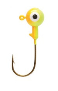 Eagle Claw Jig Head 1/8 10ct Orange/Chart Eagle Claw Jig Head 1/8 10ct Orange/Chart