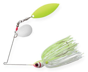 Booyah Glow Blade Tandem 3/8 Chartreuse/White Booyah Glow Blade Tandem 3/8 Chartreuse/White