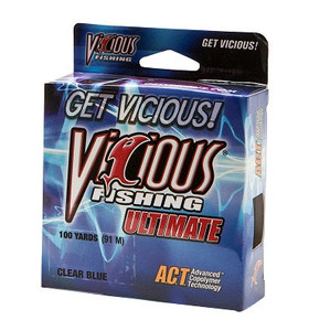 Vicious Ultimate Clear/Blue 100yd 6lb Vicious Ultimate Clear/Blue 100yd 6lb
