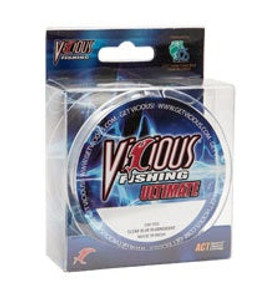 Vicious Ultimate Clear/Blue Mono 100yd 25lb Vicious Ultimate Clear/Blue Mono 100yd 25lb