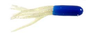 Big Bite Crappie Tubes 1.5" 100ct Blue/Pearl