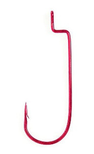 Eagle Claw Pro Worm Round Bend Red 5ct Size 4/0 Eagle Claw Pro Worm Round Bend Red 5ct Size 4/0