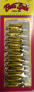 Betts Spin 1/32 Yellow Black Stripe 12/cd Betts Spin 1/32 Yellow Black Stripe 12/cd