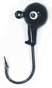 Eagle Claw Jig Head 1/8 10ct Black Eagle Claw Jig Head 1/8 10ct Black