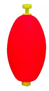 Comal Snap-On Oval Float 2.50" 25/bag Red Comal Snap-On Oval Float 2.50" 25/bag Red