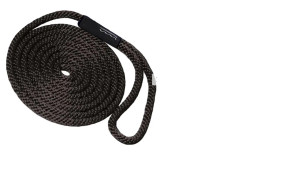 TH Marine Dock Line 3/8" x 15' Soild Braid Black TH Marine Dock Line 3/8" x 15' Soild Braid Black