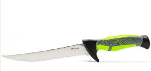 Mustad Fillet Knife- w/ Sheath Green Line 7" Mustad Fillet Knife- w/ Sheath Green Line 7"