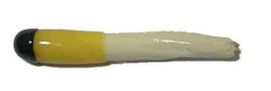 Big Bite Crappie Tubes 1.5" 10ct Black/YellowWhite