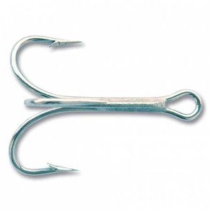 Mustad Treble Hook Nickle 25ct Size 10 Mustad Treble Hook Nickle 25ct Size 10
