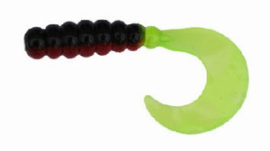 Big Bite Fat Grub 2" 10ct Red/Black/Chartreuse Big Bite Fat Grub 2" 10ct Red/Black/Chartreuse