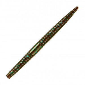 Yum Dinger 5" 8ct Green Pumpkin Blue Flake Yum Dinger 5" 8ct Green Pumpkin Blue Flake