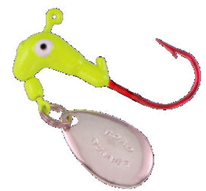 Blakemore Road Runner Head Barbed 1/16 4ct Chartreuse Blakemore Road Runner Head Barbed 1/16 4ct Chartreuse