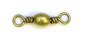 Eagle Claw Swivel-Brass Barrel 12ct/12pk Size 5 Eagle Claw Swivel-Brass Barrel 12ct/12pk Size 5