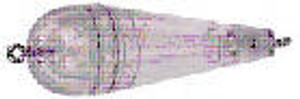 Rainbow Torpedo Float 1/4 Clear Rainbow Torpedo Float 1/4 Clear