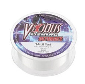 Vicious Ultimate Clear Mono 330yd 12lb Vicious Ultimate Clear Mono 330yd 12lb