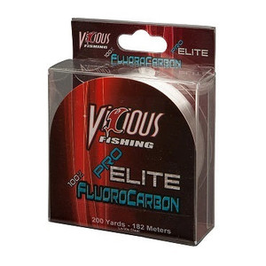 Vicious Pro Elite Fluorocarbon Clear 200yd 8lb Vicious Pro Elite Fluorocarbon Clear 200yd 8lb