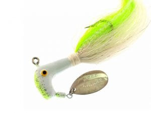 Blakemore Road Runner Bucktail 1oz 6/0 Chart/White/Ch-Wh Blakemore Road Runner Bucktail 1oz 6/0 Chart/White/Ch-Wh