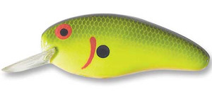 Bomber Model Flat A 3/8 2-1/2 3-5" Black Chartreuse Bomber Model Flat A 3/8 2-1/2 3-5" Black Chartreuse
