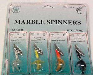 FJ Neil Marble Spinners 1/8oz Chartreuse FJ Neil Marble Spinners 1/8oz Chartreuse
