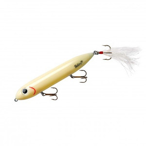 Heddon Super Spook Feathered 5" 7/8oz Bone Heddon Super Spook Feathered 5" 7/8oz Bone