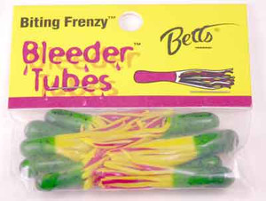 Betts Bleeder Tubes 1.5" 10ct Green/Yellow/Red Betts Bleeder Tubes 1.5" 10ct Green/Yellow/Red