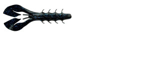 Yum Spine Craw 3.75 8ct Black Blue Flake Yum Spine Craw 3.75 8ct Black Blue Flake
