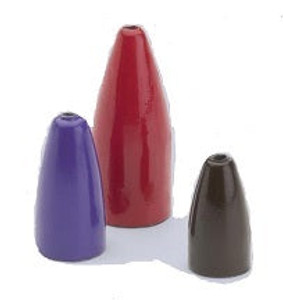 Bullet Weight Painted Worm Sinker Black 5ct 3/8oz