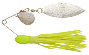 H&H Willow Double Spinner 3/8 (6cd) Chartreuse H&H Willow Double Spinner 3/8 (6cd) Chartreuse