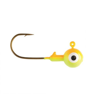 Eagle Claw Ball Jig Head 3/8 10ct Chart/Orange Eagle Claw Ball Jig Head 3/8 10ct Chart/Orange