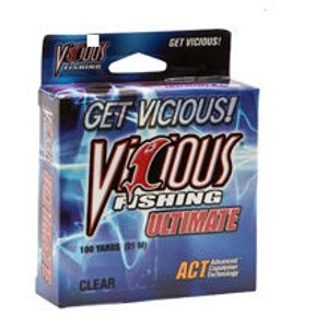 Vicious Ultimate Clear Mono 100yd 8lb Vicious Ultimate Clear Mono 100yd 8lb