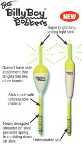 Betts Flo Glo Balsa Spring Float Lighted 2pc w/4 light sticks Betts Flo Glo Balsa Spring Float Lighted 2pc w/4 light sticks