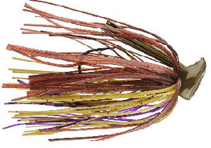 Buckeye Flat Top Finesse Jig 1/2oz Purple Pumpkin Buckeye Flat Top Finesse Jig 1/2oz Purple Pumpkin
