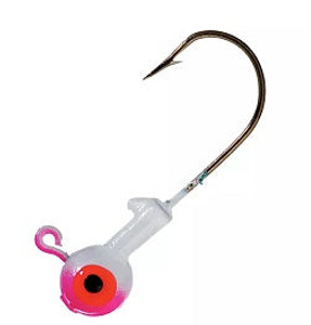 Eagle Claw Jig Head 3/8 10ct Pink/Pearl Eagle Claw Jig Head 3/8 10ct Pink/Pearl