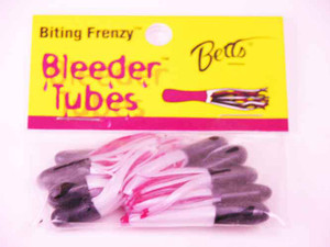 Betts Bleeder Tubes 1.5" 10ct Black/Pearl/Red Betts Bleeder Tubes 1.5" 10ct Black/Pearl/Red