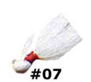 Arkie 1/4 Bucktail 6/cd White Arkie 1/4 Bucktail 6/cd White