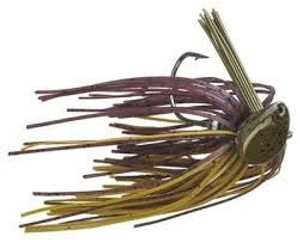 Buckeye Flat Top Finesse Jig 1/4oz Green Pumpkin Buckeye Flat Top Finesse Jig 1/4oz Green Pumpkin