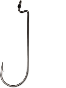 VMC Worm Hook Black Nickel Size 4/0 VMC Worm Hook Black Nickel Size 4/0