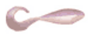 Bass A Curly Shad 2" 10ct Albino Shad Bass A Curly Shad 2" 10ct Albino Shad