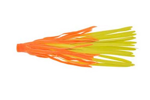 H&H Rubber Skirts Large 3ct Orange/Chartreuse H&H Rubber Skirts Large 3ct Orange/Chartreuse