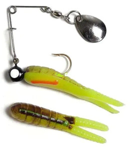 Betts Spin 1/4 Value Pack Split Tail Chartreuse Crawfish Betts Spin 1/4 Value Pack Split Tail Chartreuse Crawfish