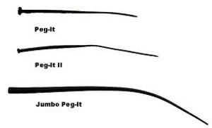 Top Brass Peg-It 15ct Black Top Brass Peg-It 15ct Black