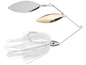 War Eagle Spinnerbait Nickle Frame DW 3/4 White War Eagle Spinnerbait Nickle Frame DW 3/4 White
