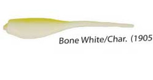 Bobby Garland Baby Shad 2" 18ct Bone White Chartreuse Bobby Garland Baby Shad 2" 18ct Bone White Chartreuse