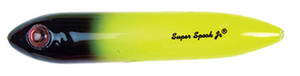 Heddon Saltwater Super Spook Jr 1/2 Chart/Black Heddon Saltwater Super Spook Jr 1/2 Chart/Black
